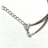 Collier avec médaillon diamètre 35 mm, couleurs : bleu ocre bouddha